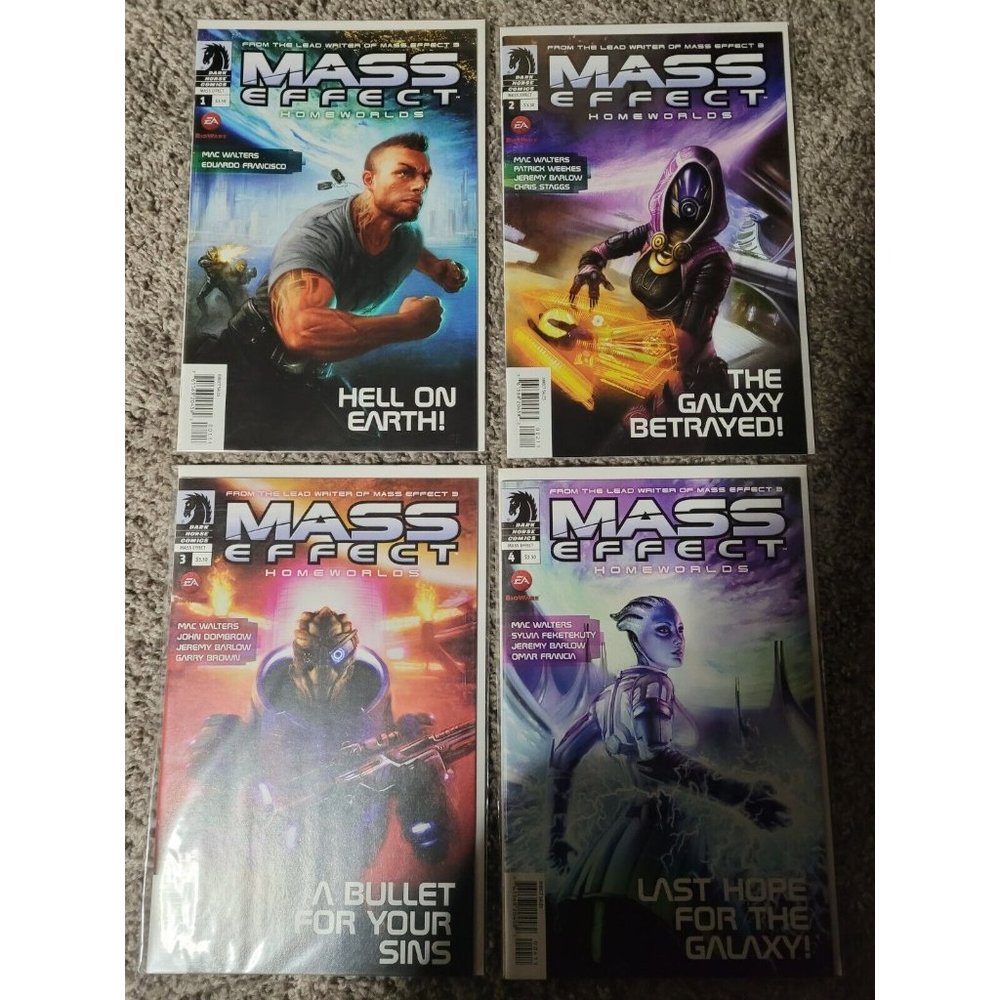 Dark Horse  Mass Effect  Homeworlds Complete Collection 1-4 Issue NM Unread 2012